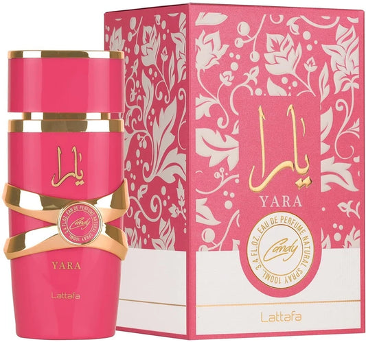 Lattafa Yara Eau De Parfum 100 ml – playful florals and creamy musk combine in an elegant and feminine signature.