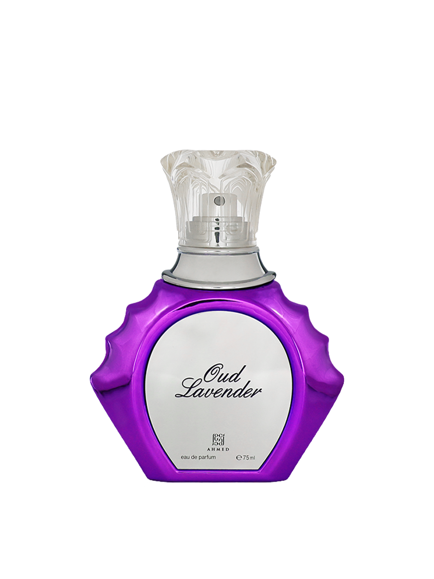 Oud Lavander Eau De Parfum 75 ml – soft lavender meets commanding oud for a delicate yet daring feminine trail.