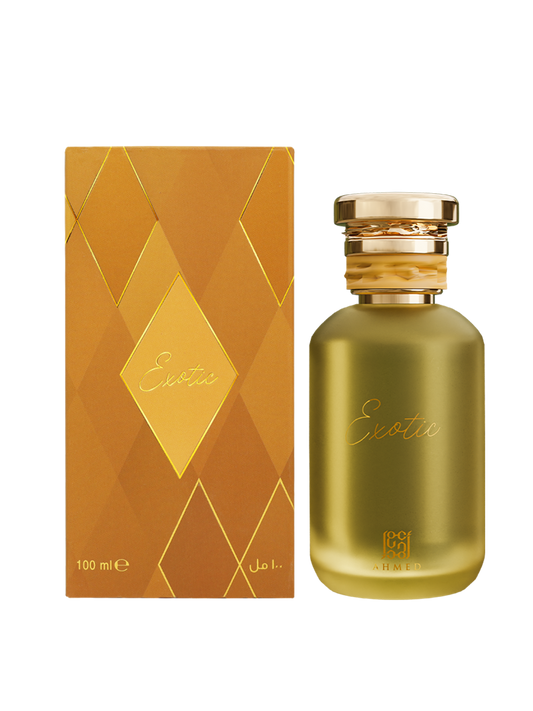 Exotic Eau De Parfum Unisex 100ml – lush fruity woods with amber undertones for a seductively radiant trail.