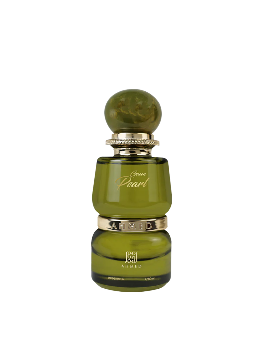 Ahmed Al Maghribi Green Pearl 80 ml – Unisex Eau de Parfum with Fruity-Floral & Amber Vanilla Finish.