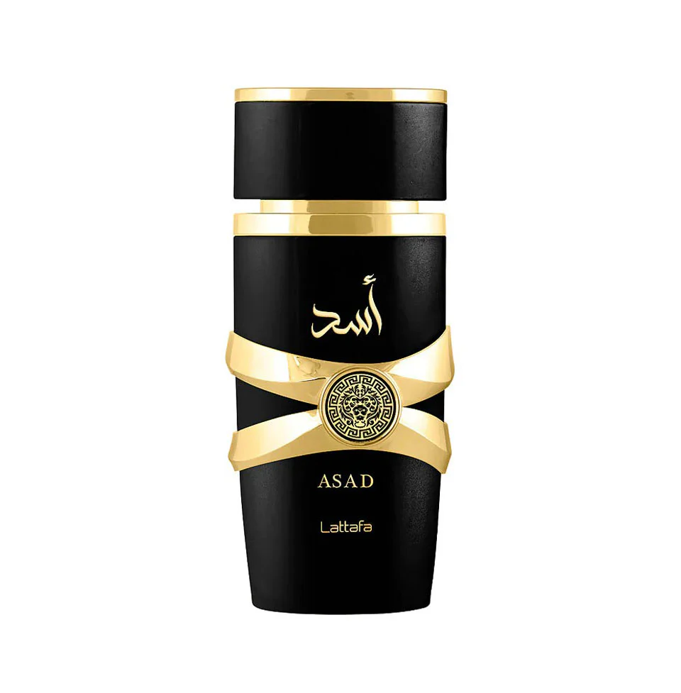 Asad by Lattafa – Commanding Woody Amber with Leather Intensity (100 ml unisex Eau de Parfum)