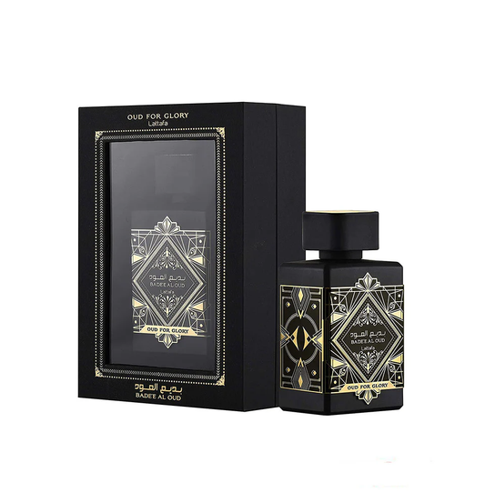 Oud For Glory by Lattafa – Regal Amber & Smoky Oud Unisex Perfume (100 ml Eau de Parfum)
