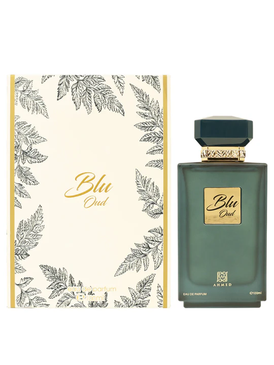 Blu Oud Eau De Parfum Unisex 100ml – a cool woody fragrance evoking depth, mystery and Arabian grandeur.