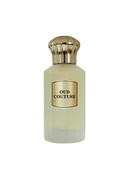 Oud Couture Eau De Parfum Unisex 100ml – a luxurious mix of oud, leather and sweet amber with couture finesse.