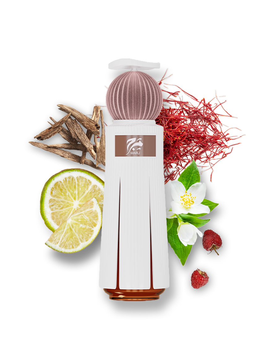 Ahmed Al Maghribi Marj Eau De Parfum 60ml – A timeless unisex fragrance blending floral warmth with oriental charm.