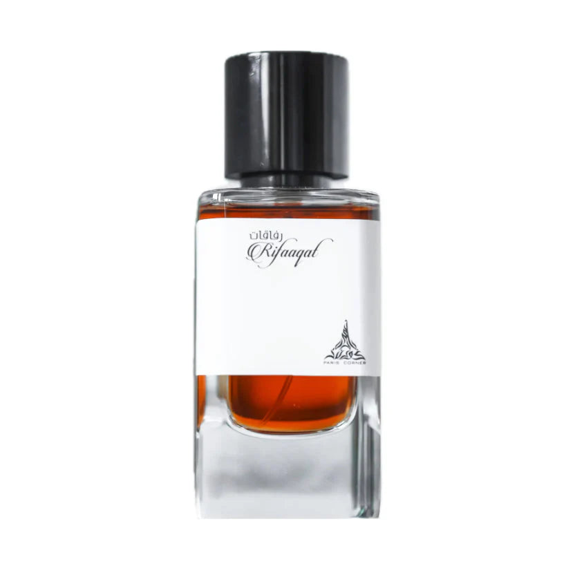 Rifaaqat Eau De Parfum Unisex 85ml – velvet amber and musk create an elegant scent of poise and intimacy.