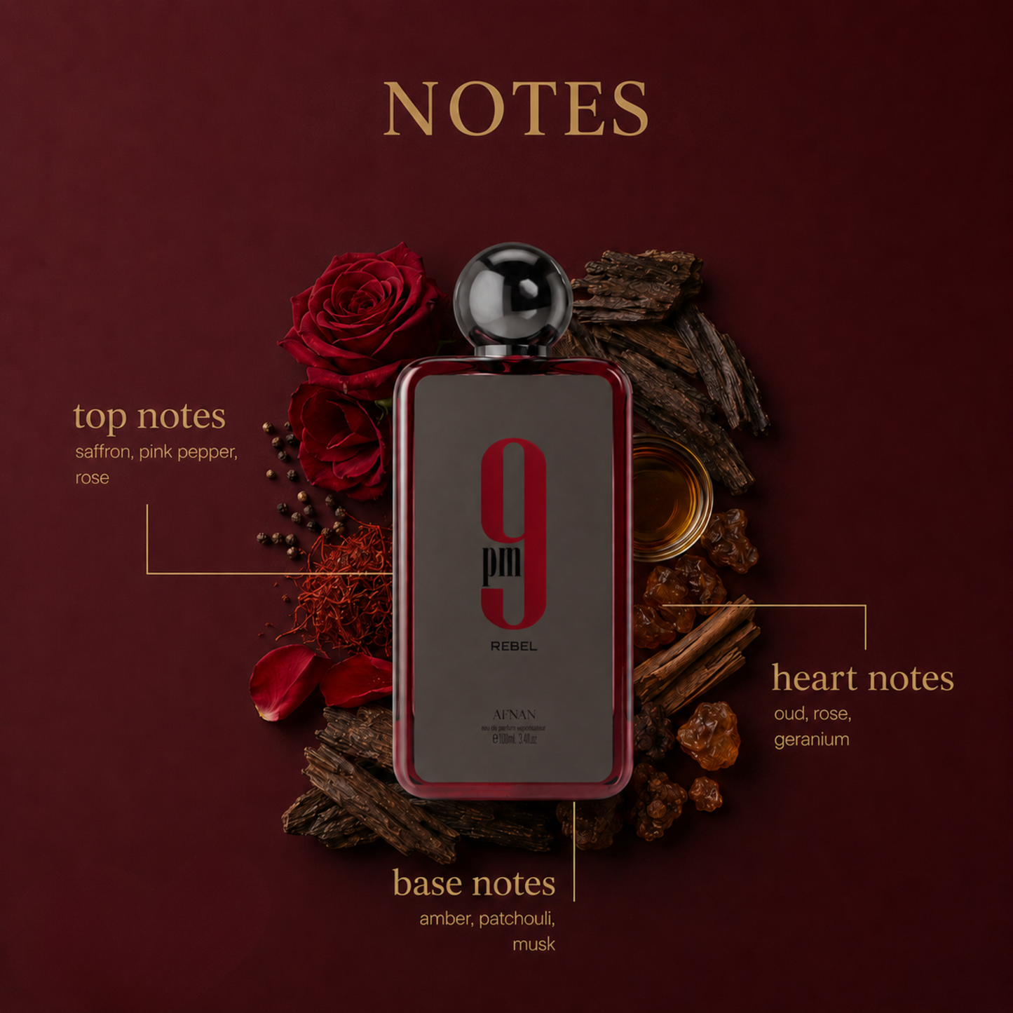 Afnan 9PM Rebel Eau de Parfum 100ml