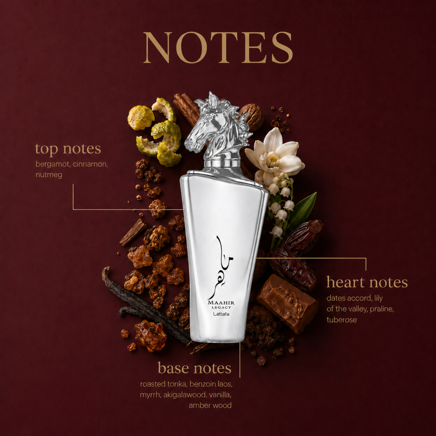 Lattafa Maahir Legacy Eau de Parfum 100ml