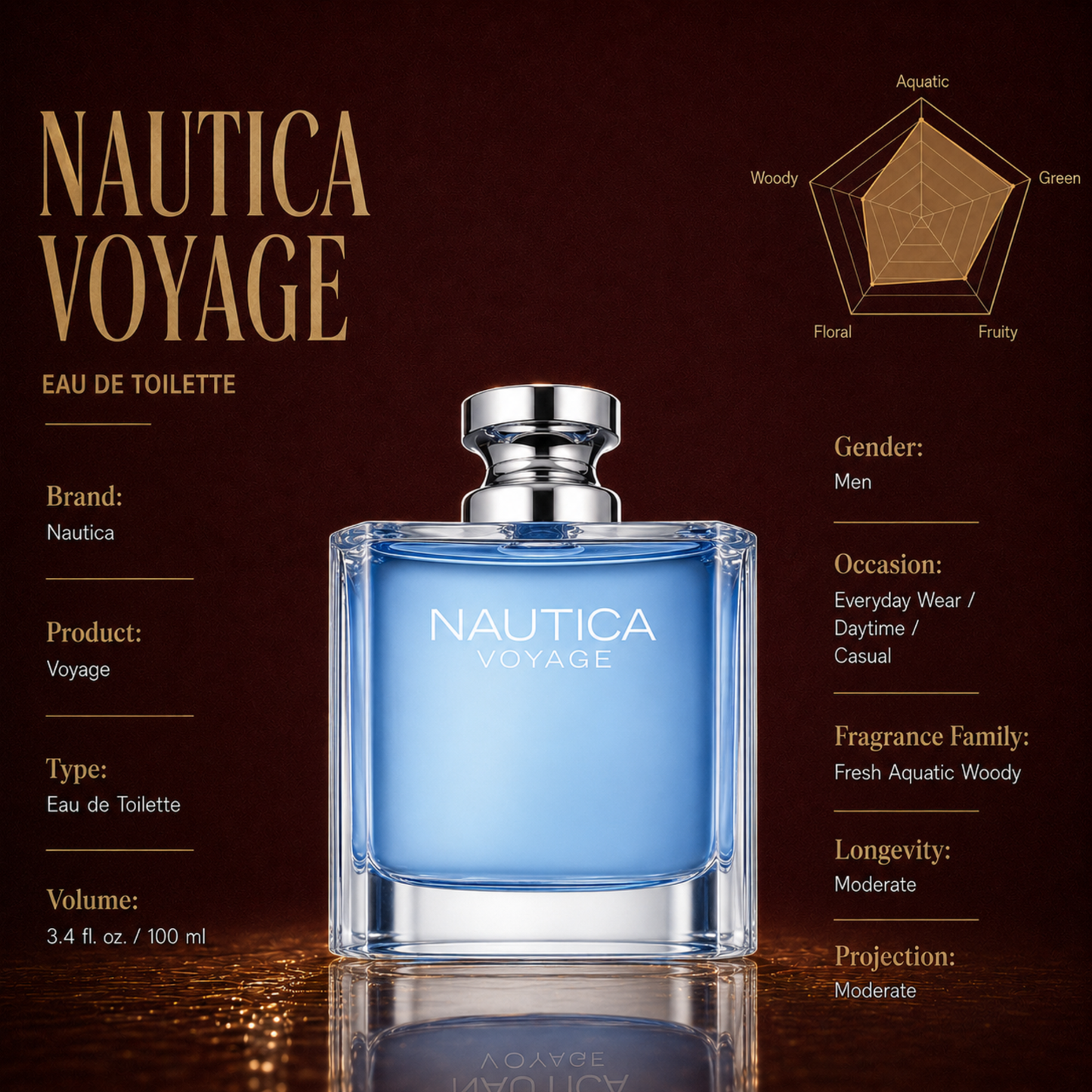 Nautica Voyage Eau de Toilette 100ml