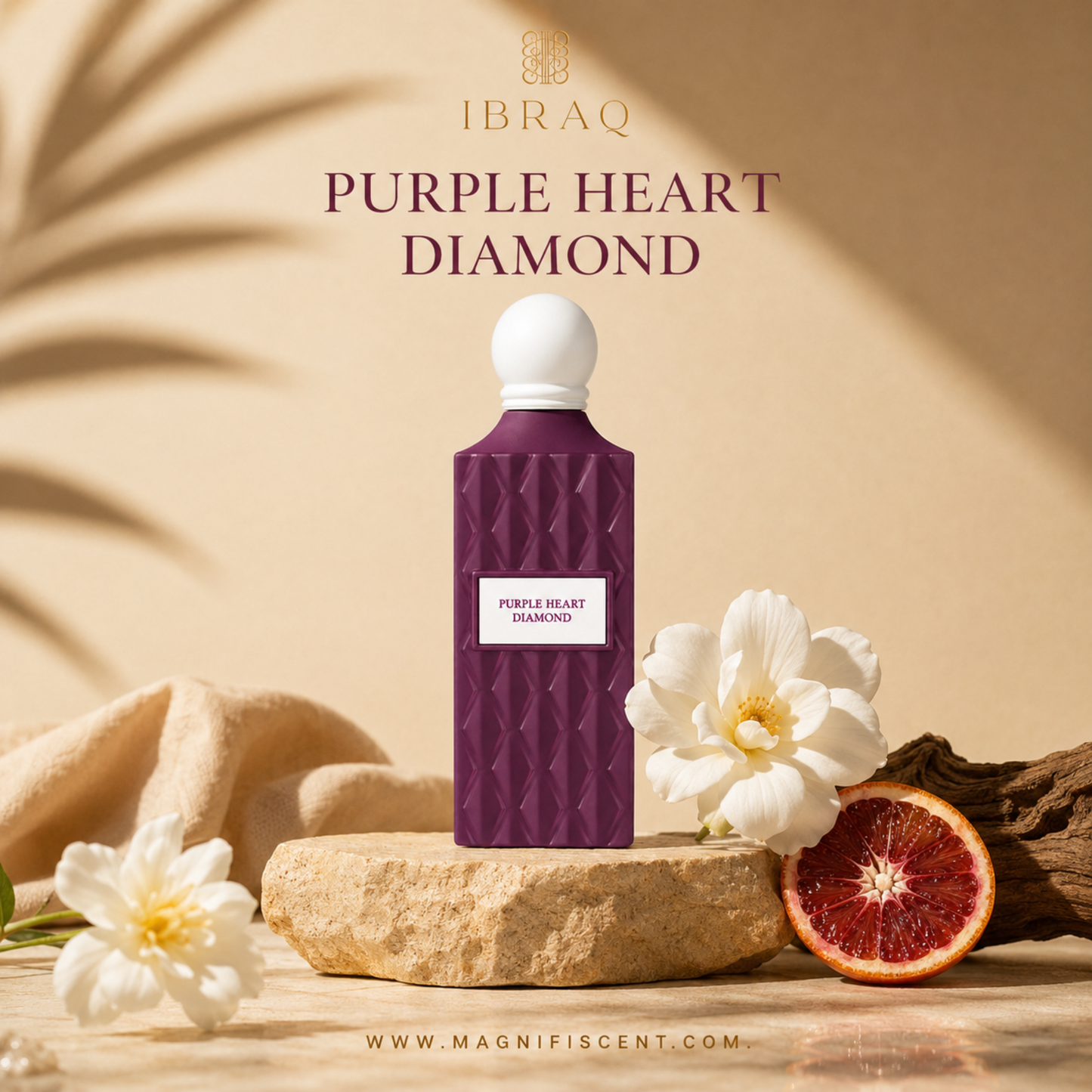 Ibraheem Al Qurashi Purple Heart Diamond Eau de Parfum 200ml