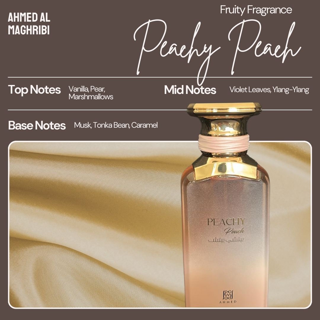 Ahmed Al Maghribi Peachy Peach Eau De Parfum 100ml For Men