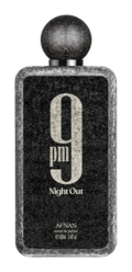 Afnan 9 PM Night Out Extrait de Parfum 100ml — bottle on transparent background