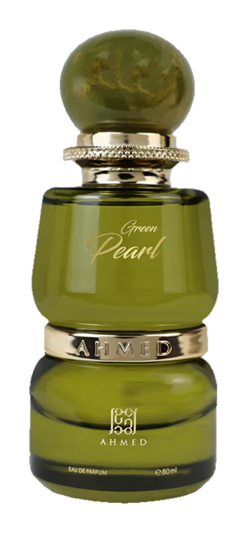 Ahmed Al Maghribi Green Pearl Eau de Parfum 80ml — bottle on transparent background