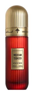 Ibraheem Al Qurashi Mexican Tobacco Extrait de Parfum 100ml — bottle on transparent background
