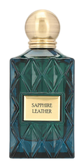 Ibraheem Al Qurashi Sapphire Leather Eau de Parfum 150ml — bottle on transparent background