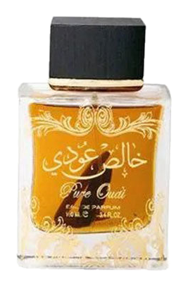 Lattafa Pure Oudi Eau de Parfum 100ml — bottle on transparent background