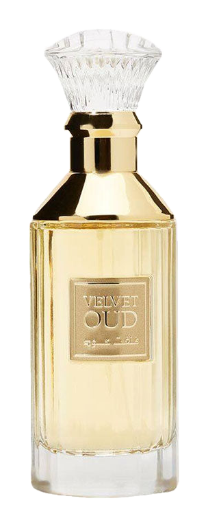 Lattafa Velvet Oud Eau de Parfum 100ml — bottle on transparent background